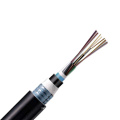 Multi Loose Tube , Double Sheath , Non Metallic Armored , Direct Burial / Duct Type Fiber Optic Cable